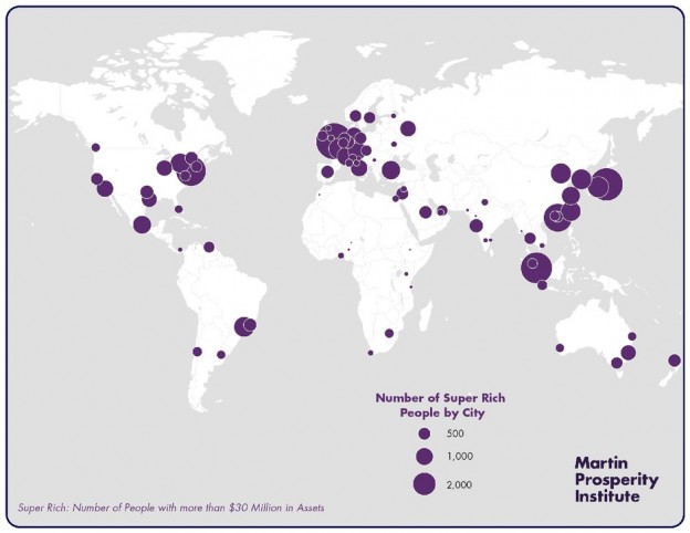 Mapa de super ricos