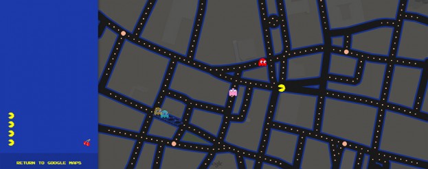 Google transforma Maps no jogo Pac-Man