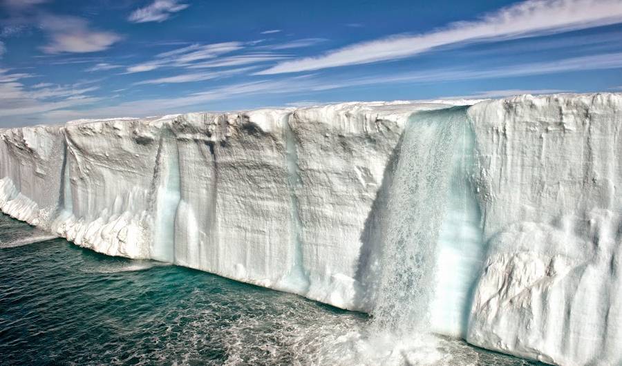 Em Svalbard, na Noruega, o aquecimento global aumentou o degelo a um ritmo impressionante