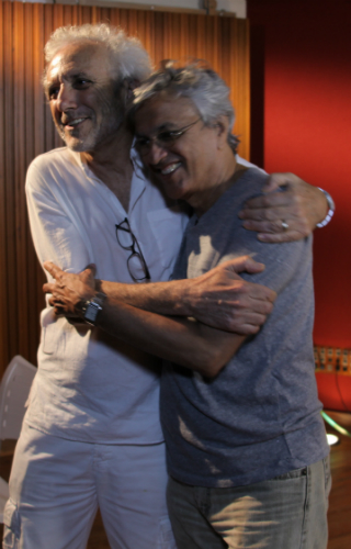 André Luiz e Caetano Veloso