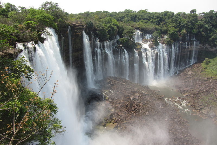 quedas de kalandula malanje angola